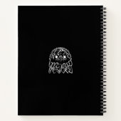 Carnet Aigle tribale noire et blanche (Dos)