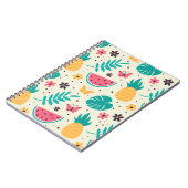 Carnet Aiguille de pastèque de fruits tropicaux motif (Côté gauche)