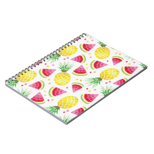 Carnet Aiguille de pastèque Été Imprimer sans joint (Côté gauche)