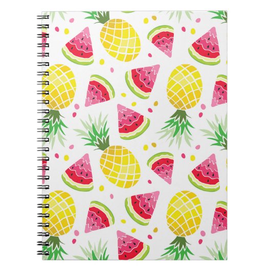 Carnet Aiguille de pastèque Été Imprimer sans joint (Devant)