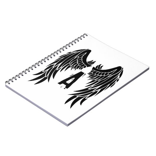 Carnet Aile d'angle de tatouage Monogramme (Côté gauche)