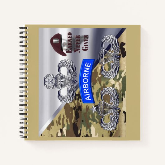 Carnet Ailes aéroportées - jamais gagnées (Devant)