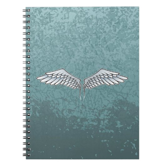 Carnet ailes bleu-gris (Devant)