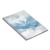 Carnet Ailes d'ange en ciel bleu nuageux (Côté Droit)