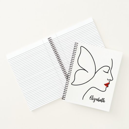 Carnet Ailes émergentes - Papillon caché (Intérieur)