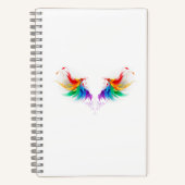 Carnet Ailes fluffy arc-en-ciel (Recto)