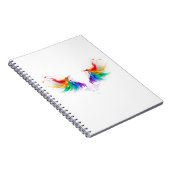 Carnet Ailes fluffy arc-en-ciel (Côté Droit)