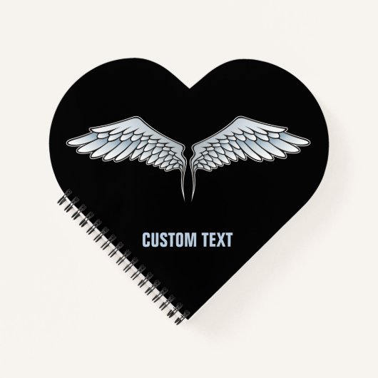 Carnet Ailes gris-bleu (Devant)