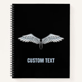 Carnet Ailes gris-bleu (Devant)