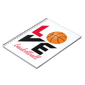 Carnet Aimer le basket-ball (Côté gauche)