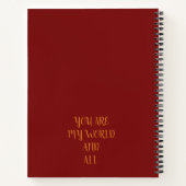 CARNET AIMER LE CADEAU POUR LA JOURNÉE VALENTINE (Dos)