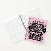 Carnet Aimer Plus S'Inquiéter Moins (Intérieur)