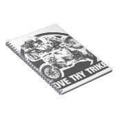 Carnet aimez thy tricycle - moto (Côté Droit)