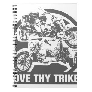 Carnet aimez thy tricycle - moto
