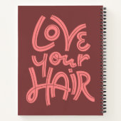 Carnet Aimez vos cheveux (Dos)