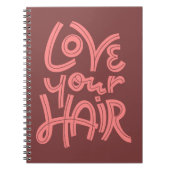 Carnet Aimez vos cheveux (Devant)