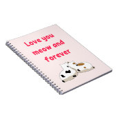 Carnet Aimez-vous miow et pour toujours | Cats Valentines (Côté Droit)