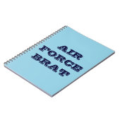 Carnet Air Force Brat (Côté gauche)