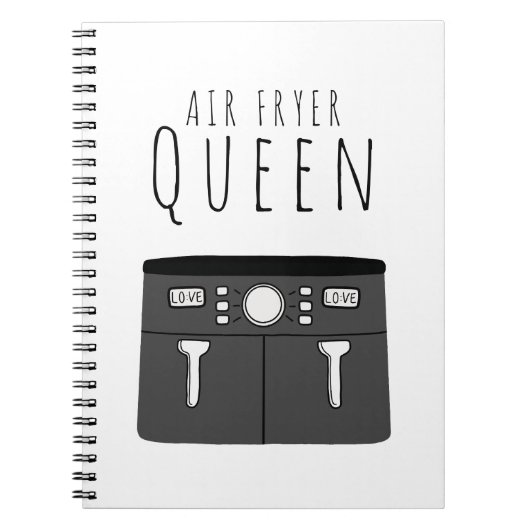 Carnet Air Fryer Queen (Devant)