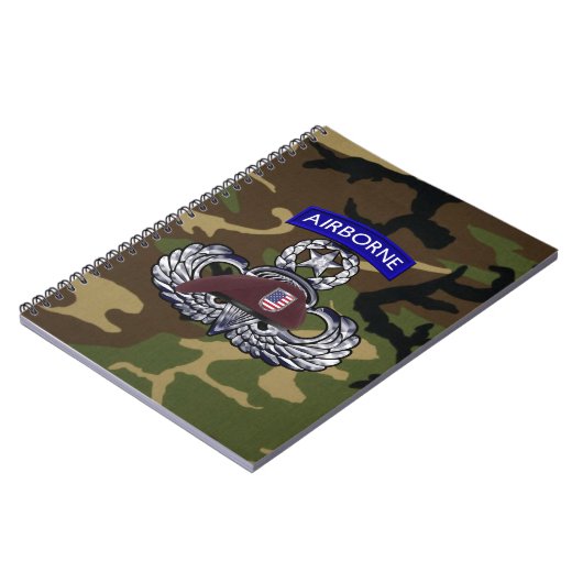 Carnet Airborne Paratrooper (Côté gauche)