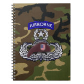 Carnet Airborne Paratrooper (Devant)