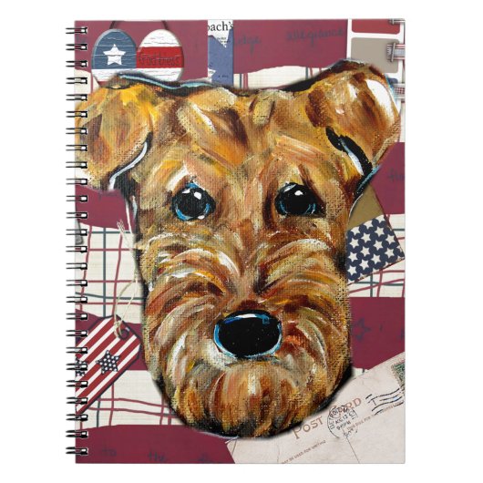 CARNET AIRDALE TERRIER (Devant)