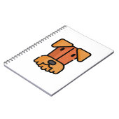 Carnet Airedale Terrier (Côté gauche)