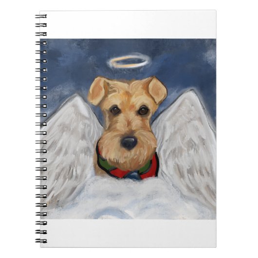 Carnet Airedale Terrier Angel (Devant)