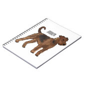 Carnet Airedale terrier dog cartoon (Côté gauche)