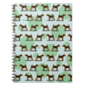 Carnet Airedale Terrier Motif (Devant)