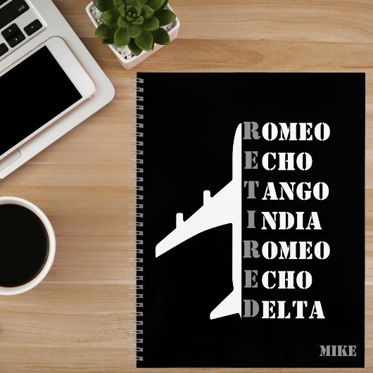 Carnet Airplane Retired Nato Phonetic Alphabet Aviation