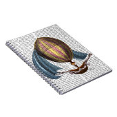 Carnet AirShip avec voiles bleues (Côté Droit)