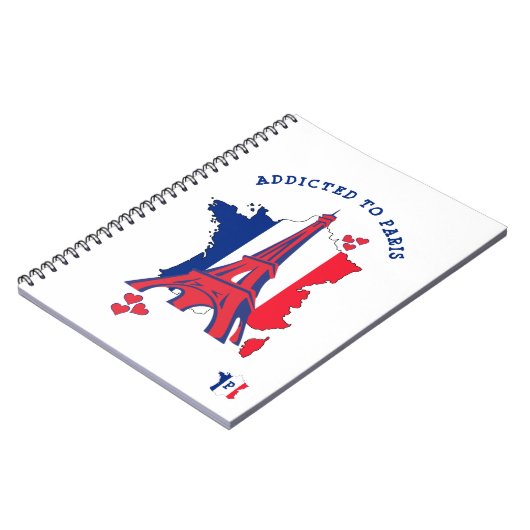 Carnet AJOUTÉ À PARIS Tour Eiffel Monogramme (Côté gauche)