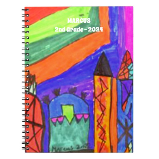 Carnet Ajouter le dessin de l'enfant (Devant)