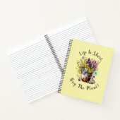 Carnet Ajouter Nom, Texte - La vie est courte, achetez la (Intérieur)