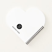 Carnet Ajouter un logo d'entreprise Employés d'entreprise (Dos)