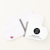 Carnet Ajouter un logo d'entreprise Employés d'entreprise (Intérieur)