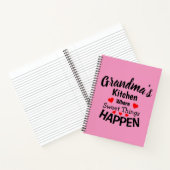 Carnet Ajouter un nom Changer tout le texte grand-mas cui (Intérieur)