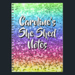 Carnet Ajouter Un Nom Changer Tout Texte Qu'Elle Partage<br><div class="desc">Add the Name & Text you want to this great She Shed Design - See my store for more great She Shed Toxits.</div>