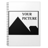 Carnet Ajouter une image personnalisée Nom de l'entrepris (Devant)