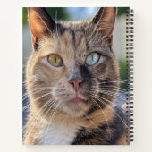 Carnet Ajouter une Personnaliser photo de chat (Dos)