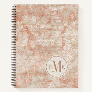 Carnet Ajouter vos initiales   Garnet Weft