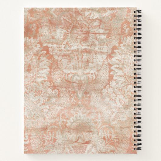 Carnet Ajouter vos initiales | Garnet Weft (Dos)