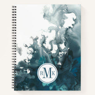 Carnet Ajouter vos initiales   Indigo Tempest