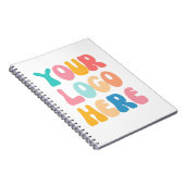 Carnet Ajouter votre entreprise Logo Moderne Minimal Simp (Côté Droit)