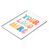 Carnet Ajouter votre entreprise Logo Moderne Minimal Simp (Côté gauche)