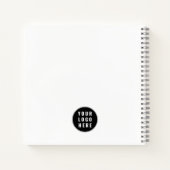 Carnet Ajouter votre logo d'entreprise Cadeaux de cadeaux (Dos)