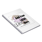 Carnet Ajouter votre LOGO d'entreprise en tant que cadeau (Côté Droit)