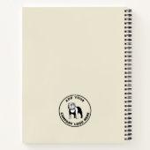 Carnet Ajouter votre logo d'entreprise Site Web d'entrepr (Dos)