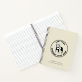 Carnet Ajouter votre logo d'entreprise Site Web d'entrepr (Intérieur)